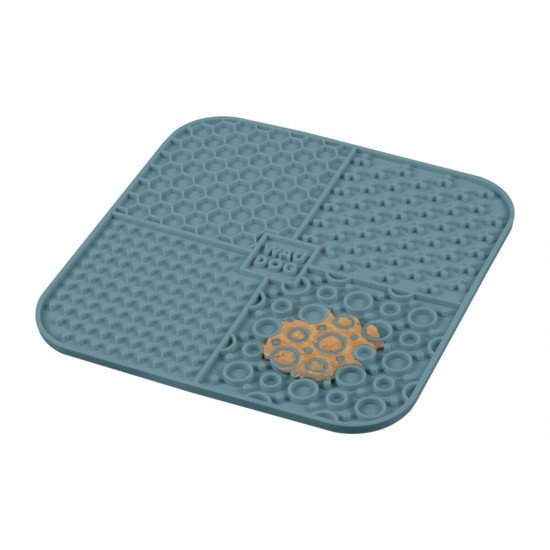 Waudog Dog Mat for licking Silicone Gray 190x190x10mm