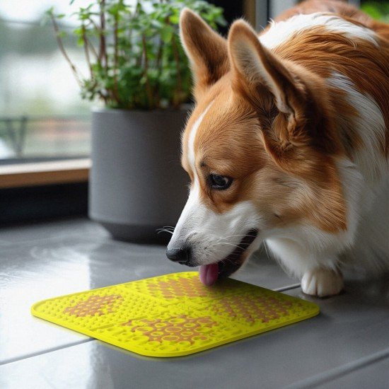 Waudog Dog Mat for licking Silicone Lettuce 190x190x10mm