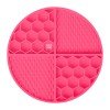 Waudog Dog Mat for licking Silicone Pink 211х211х30mm