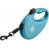 Waudog R-leash Dog Roulette Leash with Bag Container Reflective Tape Blue