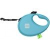 Waudog R-leash Dog Roulette Leash with Bag Container Reflective Tape Blue