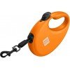 Waudog R-leash Dog Roulette Leash with Bag Container Reflective Tape Orange