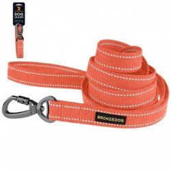 Leash for dogs Bronzedog Сotton Orange  Leash for dogs Bronzedog Сotton Orange