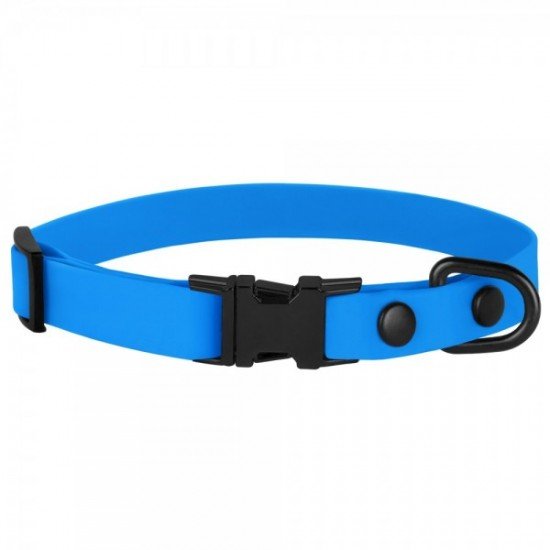 Collar BronzeDog Active Water-repellent Plastic Buckle Blue