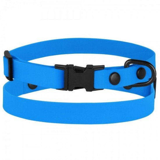 Collar BronzeDog Active Water-repellent Plastic Buckle Blue