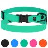 Collar BronzeDog Active Water-repellent Plastic Buckle Green