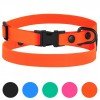 Collar BronzeDog Active Water-repellent Plastic Buckle Orange