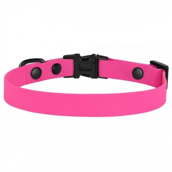 Collar BronzeDog Active Water-repellent Plastic Buckle Pink