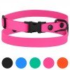 Collar BronzeDog Active Water-repellent Plastic Buckle Pink