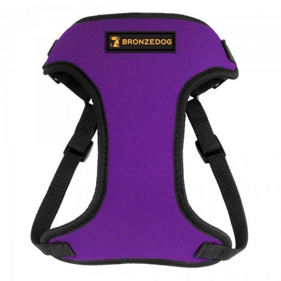 Harness for small breed dogs Bronzedog Sport Neoprene 3D Mesh Violet