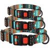 Collar for dogs BronzeDog Urban Aztecs Nylon Plastic Buckle