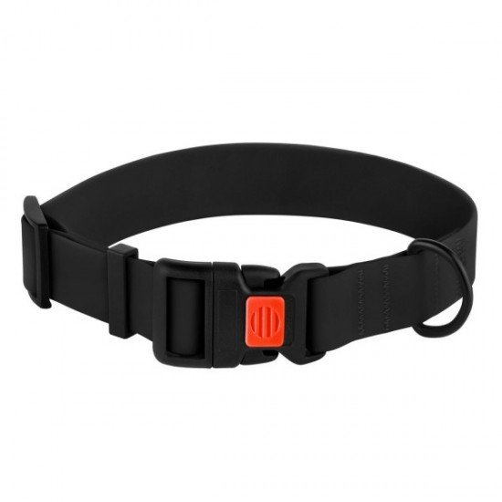 Collar for dogs BronzeDog Active Water-repellent Plastic Buckle Black