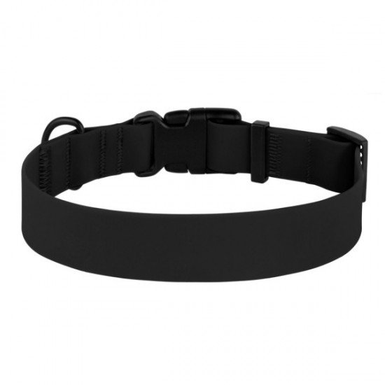 Collar for dogs BronzeDog Active Water-repellent Plastic Buckle Black