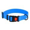 Collar for dogs BronzeDog Active Water-repellent Plastic Buckle Blue