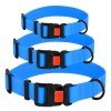 Collar for dogs BronzeDog Active Water-repellent Plastic Buckle Blue