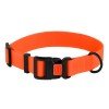 Collar for dogs BronzeDog Active Water-repellent Plastic Buckle Orange