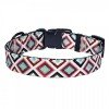 Collar for dogs BronzeDog Urban Hutsulsky Nylon Plastic Buckle Brown