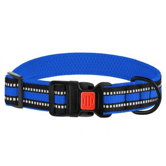 Collar for Dog Bronzedog Mesh Dark Blue