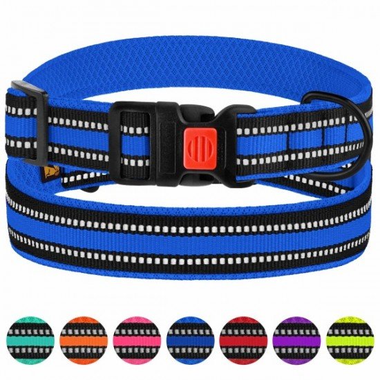 Collar for Dog Bronzedog Mesh Dark Blue