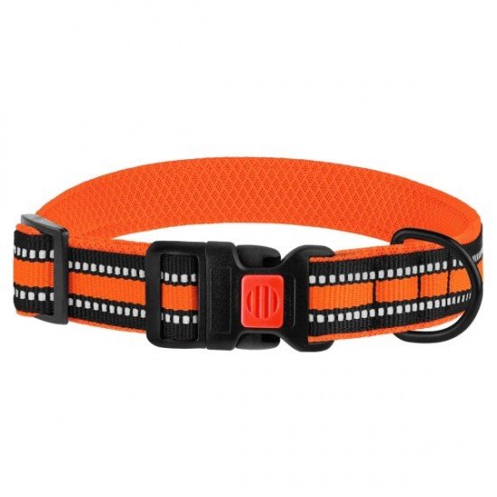 Collar for Dog Bronzedog Mesh Orange