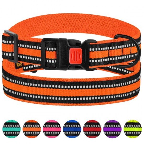 Collar for Dog Bronzedog Mesh Orange
