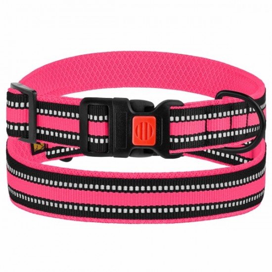 Collar for Dog Bronzedog Mesh Pink