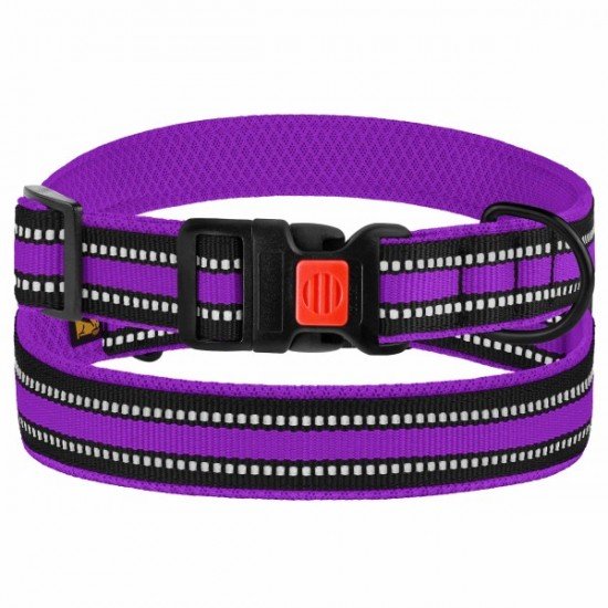 Collar for Dog Bronzedog Mesh Violet