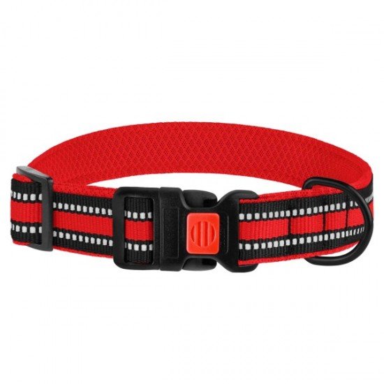 Collar for Dog Bronzedog Mesh Red