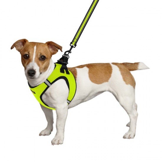 Harness for dogs Bronzedog Mesh Vest 3D mesh Lemon