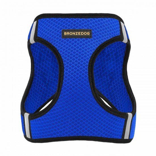 Harness for dogs Bronzedog Mesh Vest 3D mesh Blue