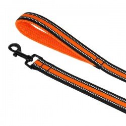 Leash for dogs BronzeDog Mesh Orange