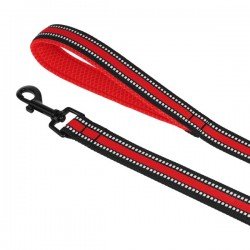 Leash for dogs BronzeDog Mesh Red