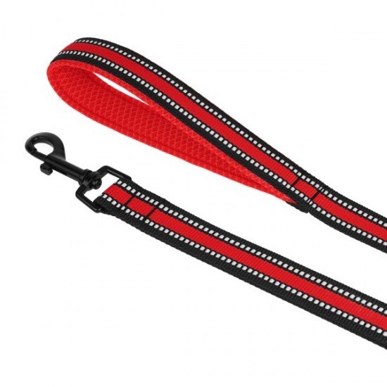 Leash for dogs BronzeDog Mesh Red