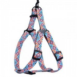 Breastplates for dogs BronzeDog Urban Hutsulsky Nylon Dark Blue Breastplates for dogs BronzeDog Urban Hutsulsky Nylon Dark Blue