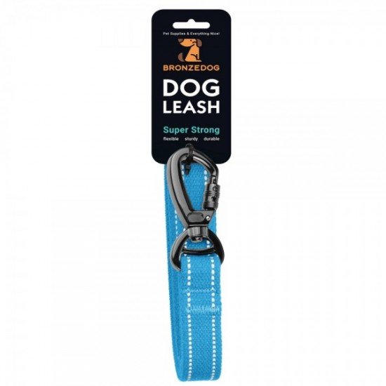 Leash for dogs Bronzedog Сotton Blue