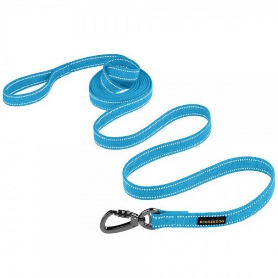 Leash for dogs Bronzedog Сotton Blue