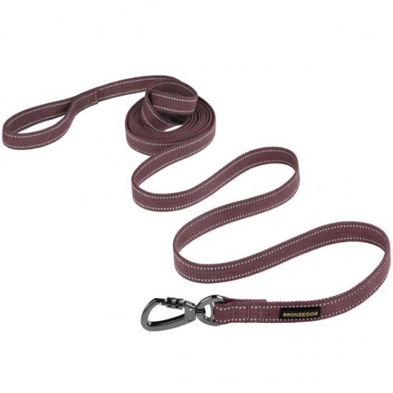 Leash for dogs Bronzedog Сotton Cherry