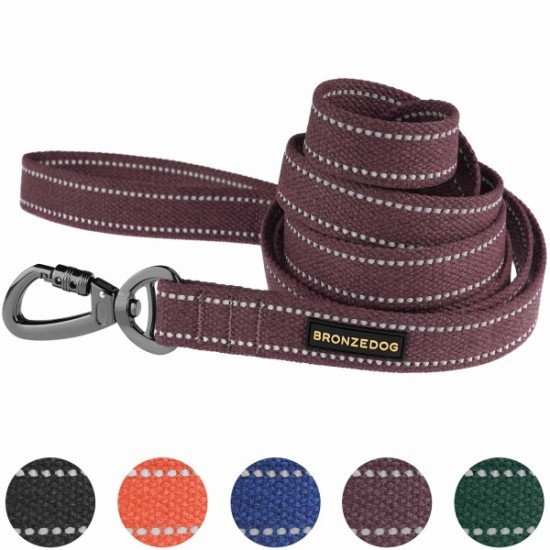 Leash for dogs Bronzedog Сotton Cherry