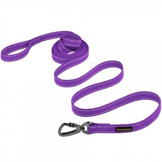 Leash for dogs Bronzedog Сotton Violet