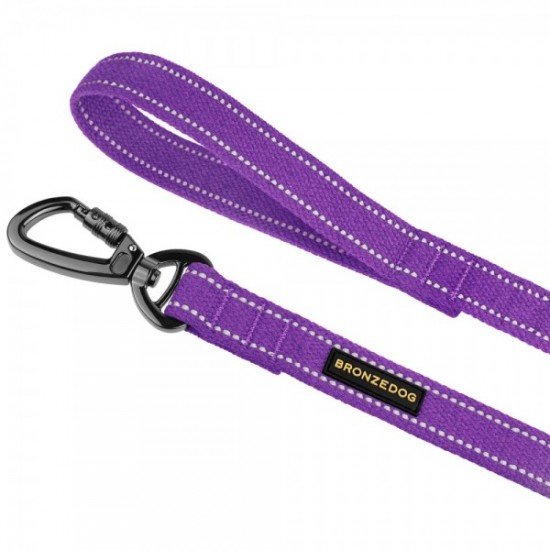 Leash for dogs Bronzedog Сotton Violet