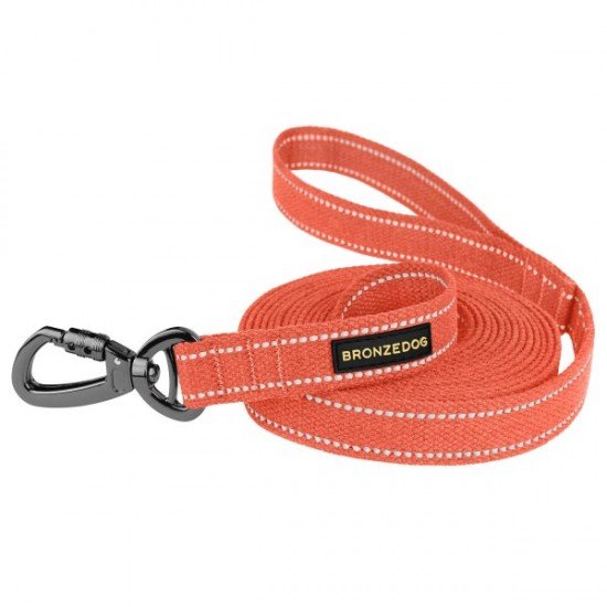 Leash for dogs Bronzedog Сotton Orange