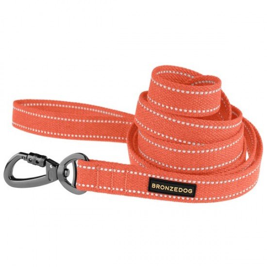 Leash for dogs Bronzedog Сotton Orange