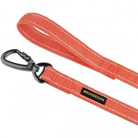 Leash for dogs Bronzedog Сotton Orange