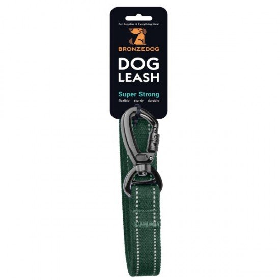 Leash for dogs Bronzedog Сotton Green