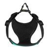 Harness for small breed dogs Bronzedog Sport Neoprene 3D Mesh Turquoise