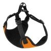 Harness for small breed dogs Bronzedog Sport Neoprene 3D Mesh Orange