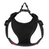 Harness for small breed dogs Bronzedog Sport Neoprene 3D Mesh Pink