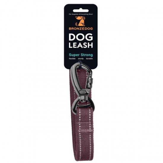 Leash for dogs Bronzedog Сotton Cherry