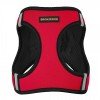 Harness for Dogs Bronzedog Sport Vest Neoprene 3D mesh Red