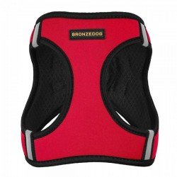 Harness for Dogs Bronzedog Sport Vest Neoprene 3D mesh Red Harness for Dogs Bronzedog Sport Vest Neoprene 3D mesh Red